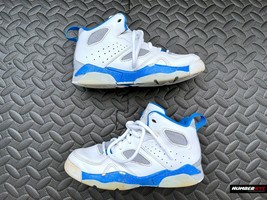 Nike Jordan Flight Club 91 PS White Photo Blue Shoes 555470-104 Youth Si... - £30.96 GBP