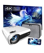 NIKISHAP 1080hp Projector with WiFi &amp; Bluetooth - $134.32 CAD