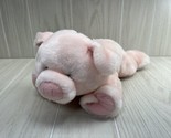 Kohl&#39;s Cares DGE Corp pink plush pig lying down pink stuffed animal - £5.81 GBP