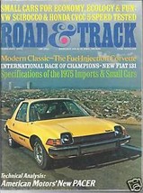 Road &amp; Track  Magazine February  1975 - £1.96 GBP