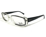 Ray-Ban Eyeglasses Frames RB5062 2034 Black Clear Rectangular Full Rim 5... - $74.67