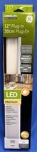 GE 12" Plug-In LED Under Cabinet Lighting - 3/4" Slim Line - Dimmable - Linkable - $29.69