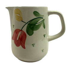 Tulip Pitcher Vintage 1987 Made in East Germany DDR Excellent - $11.29