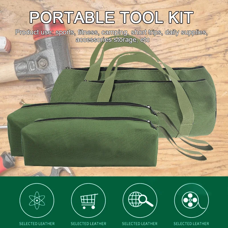 Sporting 1pc Hand Tool Bag Small Screws Nails Drill Bit Metal Parts Tools Bag Wa - £18.44 GBP