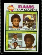 Vintage 1979 Topps Leaders Football Trading Card #282 Team Checklist La Rams - £6.56 GBP
