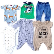 Baby Boy Toddler Clothes Mixed Lot Size 6-12M Warm Weather Wear - £14.18 GBP