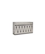 River Sand Grey Dresser: Modern 6-Drawer Style - $2,191.00 CAD