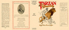 Burroughs, Edgar Rice TARZAN AND THE GOLDEN LION facsimile  jacket  1st ... - £17.73 GBP