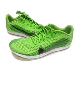 Nike Zoom Rival XS Track Running Racing Shoes w Spikes &amp; Bag Electric Gr... - $53.66