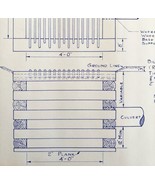 1951 Railroad Bangor Aroostook 3 x 4 Catch Basin Culvert Blueprint G3 DW... - $84.36