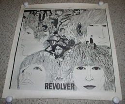The Beatles Revolver Promo Ad Poster Vintage Capitol Records - £639.47 GBP