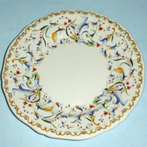 Gien France Toscana Bread &amp; Butter Canape Plate 6.5&quot; Floral/Scalloped Rim New - £26.24 GBP