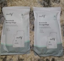 2X Motif Medical Breast Milk Storage Bags 40ct 8oz Easy Pour - $9.89