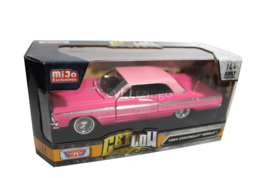 1964 Chevrolet Impala Lowrider Pink MotorMax 1:24 Diecast Model NEW IN BOX - £21.58 GBP