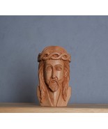 Handcrafted Wooden Jesus Wall Hanging Statue - Divine Serenity and Spiri... - £45.02 GBP