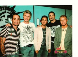 AJ Mclean Nick Carter Backstreet Boys teen magazine pinup clipping Wow - £3.85 GBP