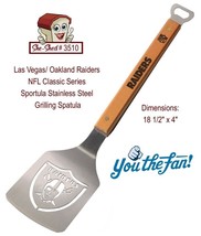 NFL Las Vegas / Oakland Raiders Sportula Grill Spatula with Bottle Opene... - £15.62 GBP