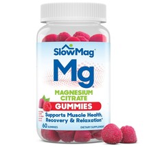 SlowMag Magnesium Citrate Gummies - Supports Muscle Health, Recovery &amp; - €9,37 EUR