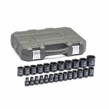 GearWrench 84933N 25 Pc. 1/2&quot; Drive 6 Point Standard Impact Metric Socket Set - £202.94 GBP