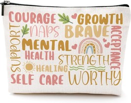 Inspirational Gifts for Women Affirmations Cosmetic Bag Mental Health Encouragem - £22.20 GBP