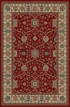 Concord Global 49007 7 ft. 10 in. x 9 ft. 10 in. Jewel Voysey - Red - £140.95 GBP