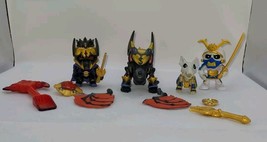 Lot Of 3 Treasure X Kings Gold Gold Dipped Treasure Heroes Vs Shadows - £22.50 GBP