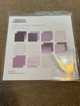 Creative Memories TOTALLY TONAL PURPLE Designer Paper Pack !2 sheets 202... - $10.40