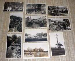 Victoria, Canada (10) 1930s B&amp;W Snapshots - Empress Hotel, Butchart Garden - $12.25