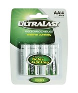 Ultralast ULN4AASL ULN4AASL AA Rechargeable NiCd Batteries for Solar Lig... - £28.25 GBP