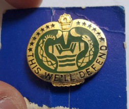 US Military Army Drill Sergeant Instructor Insignia Pin - This We&#39;ll Defend - $9.95