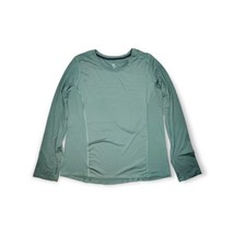 Champion Running Shirt Long Sleeve Size XL Men’s Green Spandex Blend  - $14.99