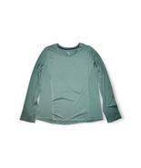 Champion Running Shirt Long Sleeve Size XL Men’s Green Spandex Blend  - $14.99