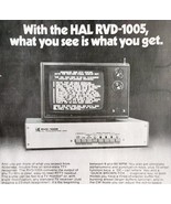1975 Hal Communications RVD 1005 Solid State Advertisement Electronics D... - $35.02 CAD