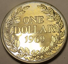 Rare Liberia 1969 Dollar Gem Proof~5,058 Minted~Free Shipping - £20.43 GBP