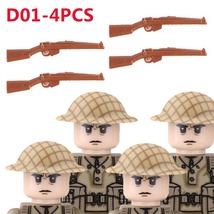 Military Soldiers Weapons Building Blocks British Soviet Union French Ar... - £18.33 GBP