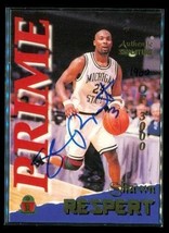 Vintage 1995 Signature Rc Autograph Basketball Card #35 Shawn Respert Blazers Le - £10.23 GBP