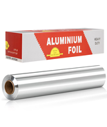 Foil Wrap, Strength Aluminum Foil Roll with Serrated Cutter, Freezer Saf... - $31.18