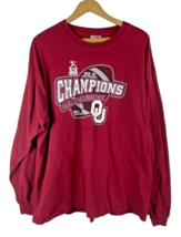 Vintage OU T Shirt Size XL Adult Mens Long Sleeve Oklahoma Sooners Big 1... - £43.61 GBP