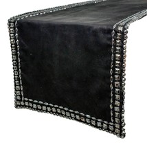 Cierra - Black Faux Suede Decorative Table Runner - £48.91 GBP+