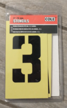 3&quot; Cole Stencils Numerals, $ and Cent Symbols - $90.93 MXN