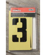 3&quot; Cole Stencils Numerals, $ and Cent Symbols - $90.93 MXN