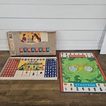 STRATEGO Board Game of Strategy Tactical Family Fun 1961 Milton Near Complete - £15.78 GBP