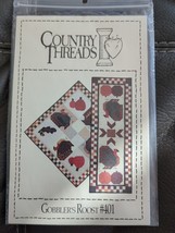 Country Threads Gobblers Roost Quilt Pattern #401 Country Folk Art 1994 - £6.71 GBP