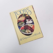 Today&#39;s All-Purpose Cookbook Favorite Recipes of Home Economics Teachers Spiral - £3.89 GBP