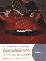 Ovation Hi-Output guitar pickup ad 8 x 11 advertisement print - £3.32 GBP