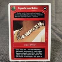 Organa&#39;s Ceremonial Necklace - Premiere - Star Wars CCG Customizeable Card Game - £1.19 GBP