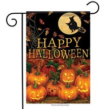 Field Of Jack-O-Lanterns Garden Flag-2 Sided Message,12&quot; x 18&quot; - £11.79 GBP