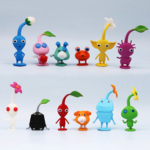 6/8/12Pcs Pikmin Action Figures Olimar Pikmin Onions Cake Topper Ornament Toys - £13.18 GBP+