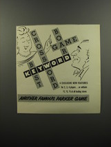 1953 Parker Brothers Keyword Board Game Ad - £14.77 GBP