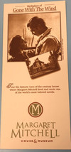 Vintage Margaret Mitchell Birth Home Brochure Gone With The Wind Bro9 - $12.86